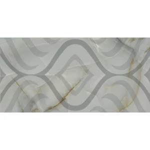 Плитка настенная Primavera Меоланс Декор светлый серый глянец TP3665H 60х30 см