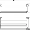 Полка для полотенец Savol 68b S-06844B 60 см