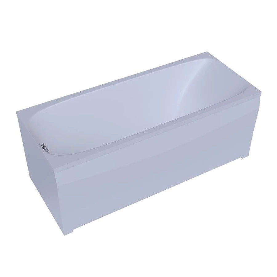 Акриловая ванна Aquatek Альфа с фронтальным экраном слив слева без гидромассажа ALF140-0000019 140х70 см