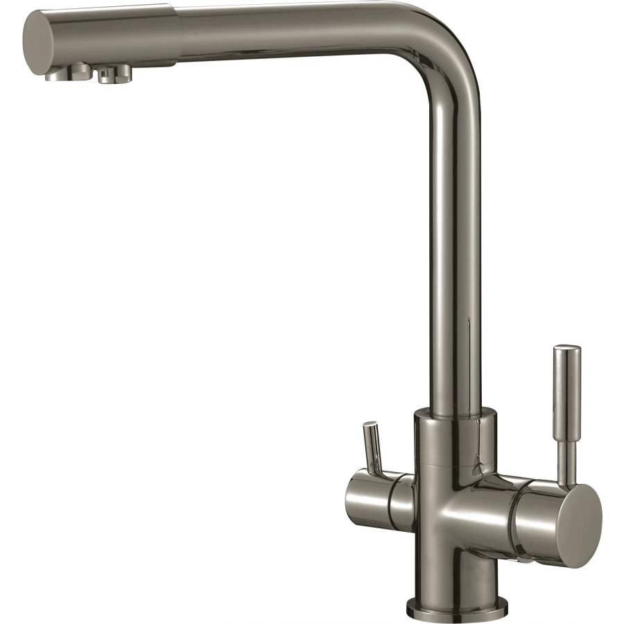 Смеситель для кухонной мойки с фильтром питьевой воды Savol S-L1801L сатин