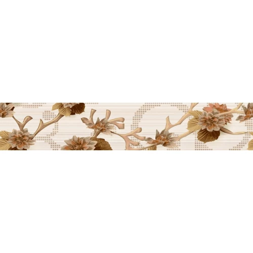 Бордюр НЗКМ Line vine 2 коричневый LN-B-VIN2 40х7,6 