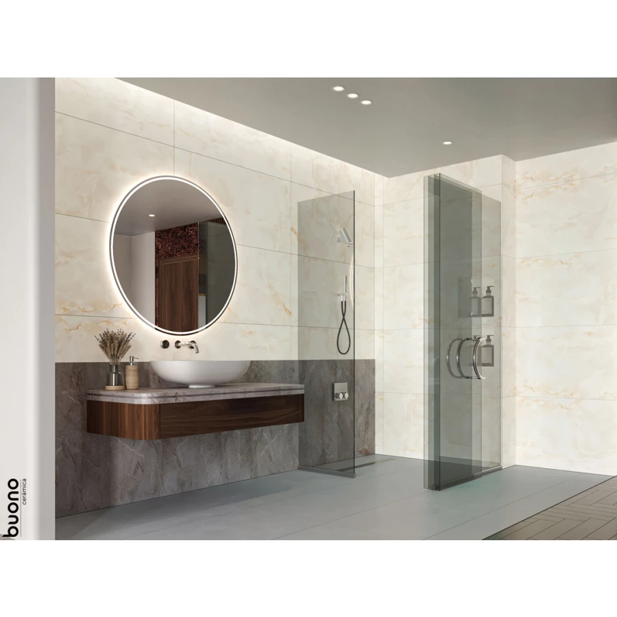 Керамогранит Buono Onice Perla Glossy бежевый O4450P 120х60 см