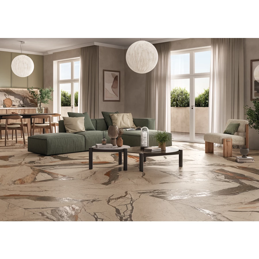 Керамогранит Imola Ceramica The Room BRE PH6 278 RM матовый серо-бежевый 278х120 см