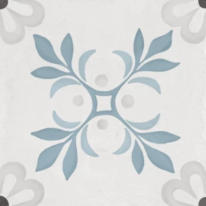 Керамогранит Harmony Peronda Sirocco Blue Garden серо-голубой 0,99 м2 3386032925 22,3х22,3 см