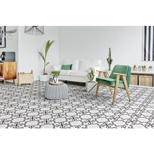 Керамогранит Absolut Keramika Valencia Barcelona Blanco P 25x25 см