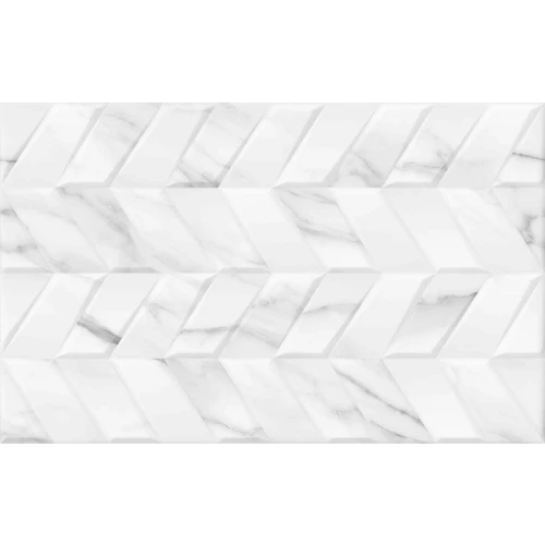 Плитка настенная Gracia Ceramica Нова низ 02 матовая белая 010100001572 40х25 см