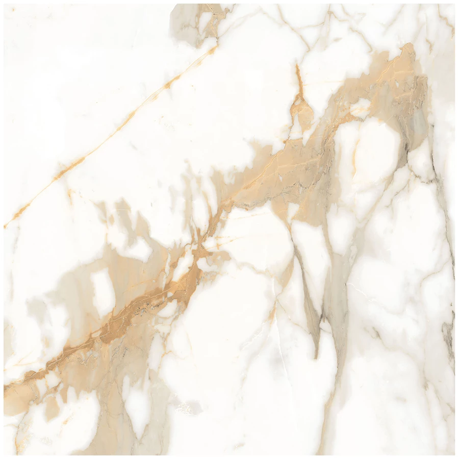 Керамогранит Ceradim Calacatta Superior Полированный белый 60х60 см