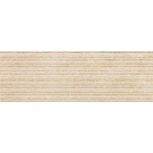 Плитка настенная Baldocer Ozone Slot Bone матовая бежевая 90х30 см