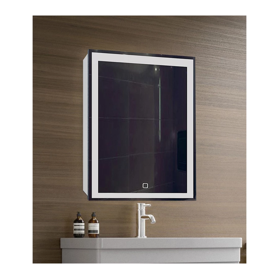 Зеркало-шкаф Azario Minio c подсветкой и диммером CS00075841 60х80 см