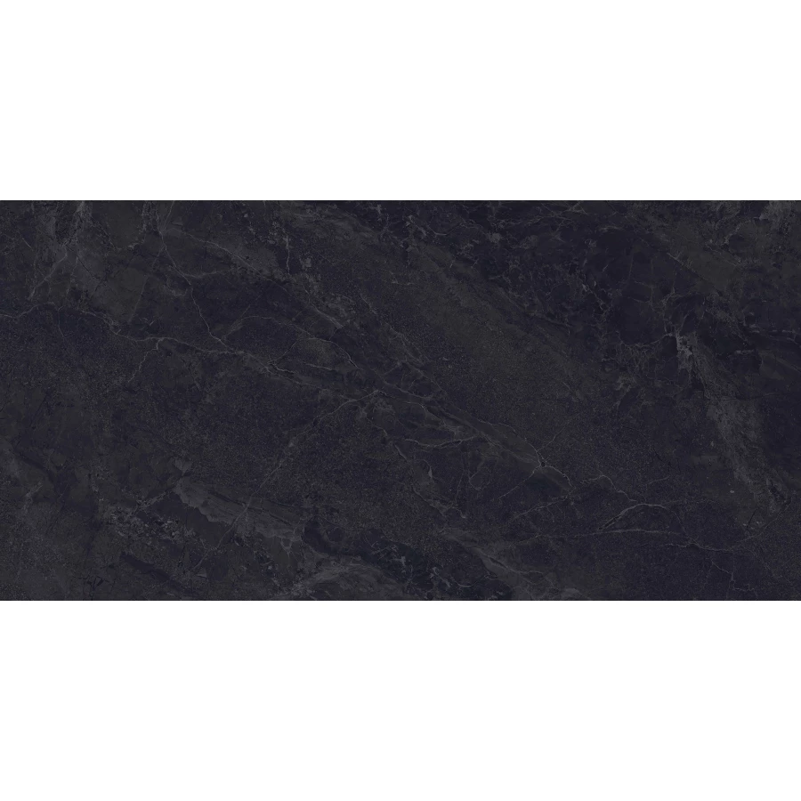 Керамогранит Realistik Turkish Nero Multi Carving матовый черный 160х80 см