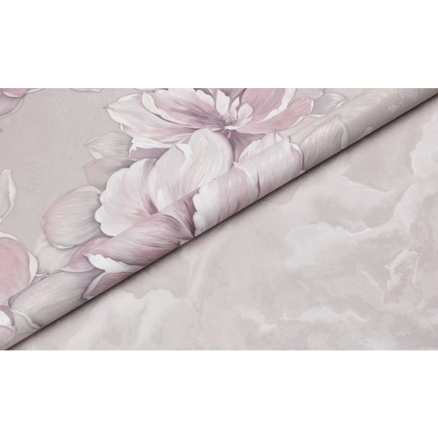 Обои флизелиновые Palitra Life Lorena серые PL72373-25 1,06х10,05 м