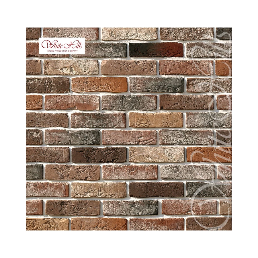 Плитка под кирпич White Hills Лондон Брик 303-90 23,5х6,5х1,2-1,5 см