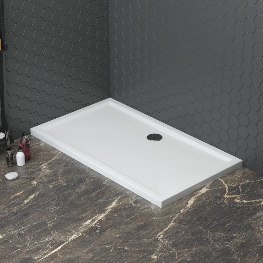 Акриловый душевой поддон Lavinia Boho One 37018120 / 120*90*5 см, прямоугольный