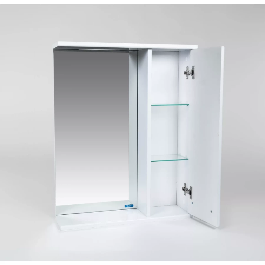 Зеркальный шкаф Viant Прага 55 правый без света VPRA55-ZSHR 16х55х70 см