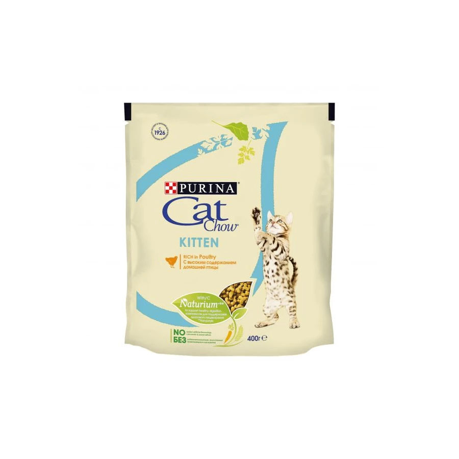 Сухой корм для котят Cat Chow Kitten домашняя птица 400 г