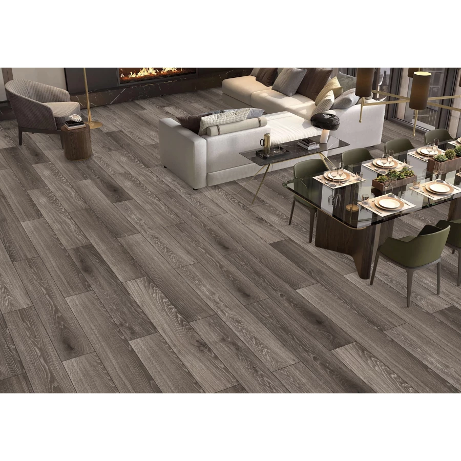 Керамогранит lamore Ceramic Carving 20х120 Chiron Wood Choco матовый карвинг коричневый 20/120-008 120х20 см