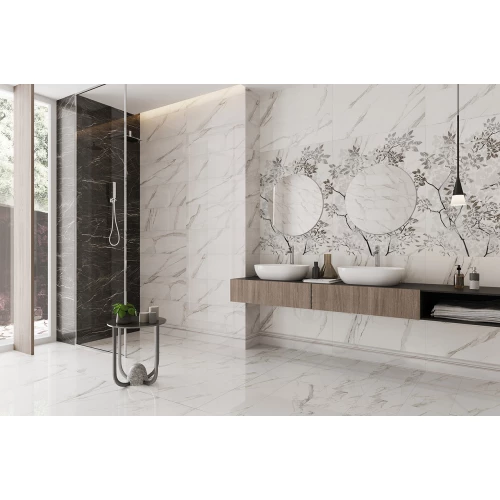 Керамогранит Eurotile Ceramica Amina calacatta 717 ANI1WT 2,16 м2 120х60 см