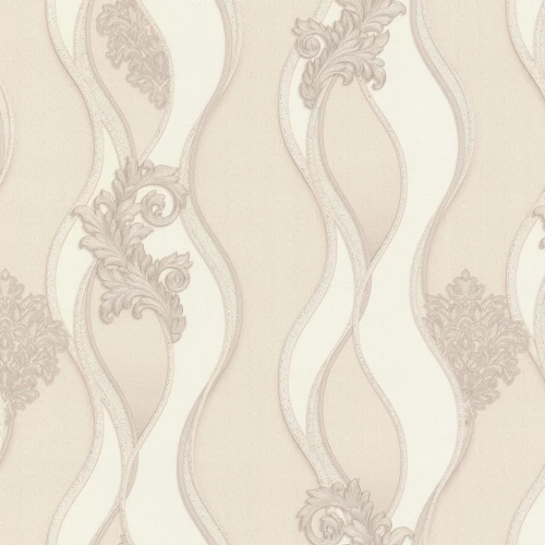 Обои флизелиновые VOG Collection Элида бежевые 90112-21 1,06х10,05 м