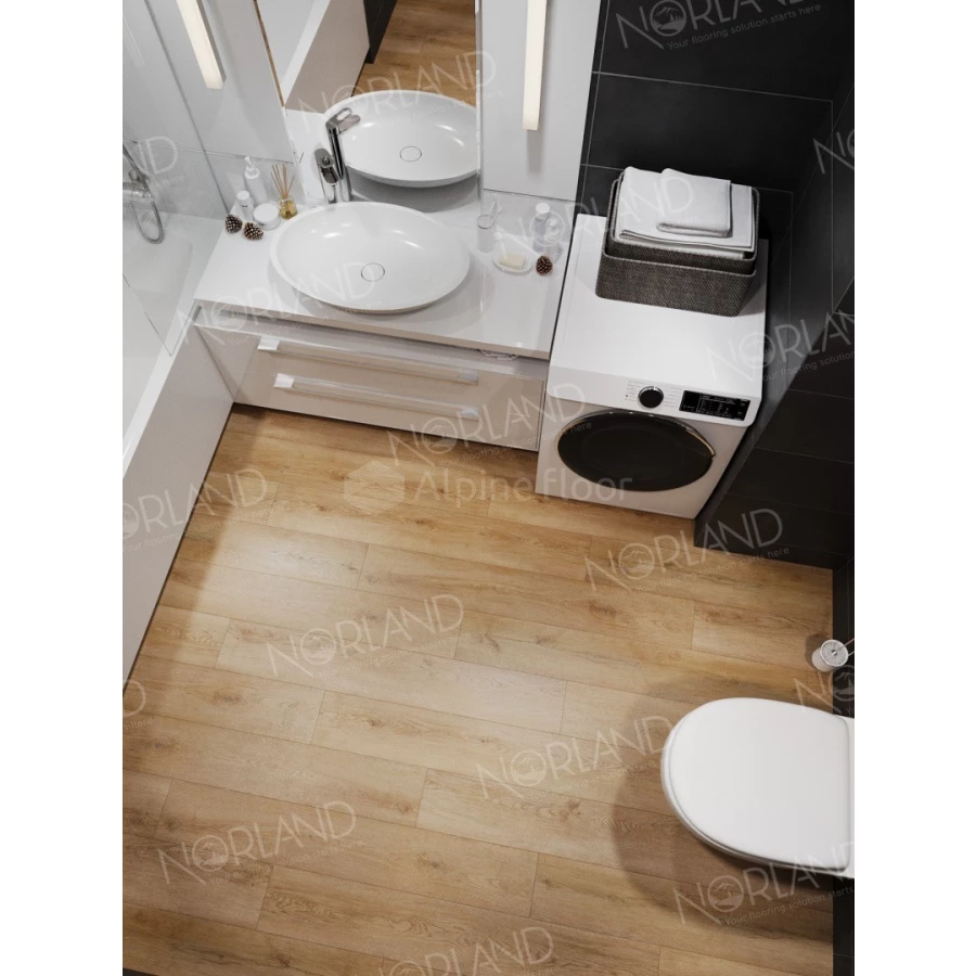 Каменный SPC ламинат Alpine Floor Norland Sigrid Niky 1001-20 34 класс 3.5 мм 2.2326 кв.м 122х18.3 см