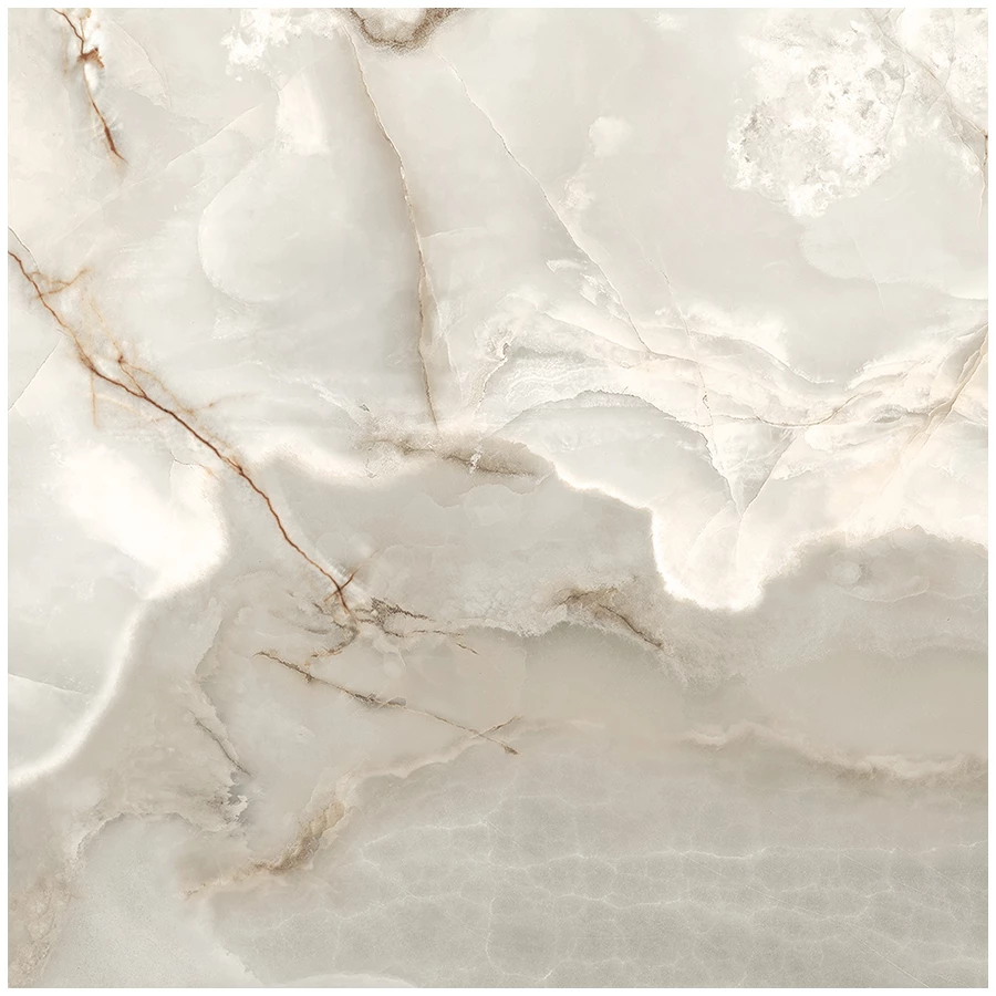 Керамогранит Laparet Onyx Newest полированный бежевый 60х60 см