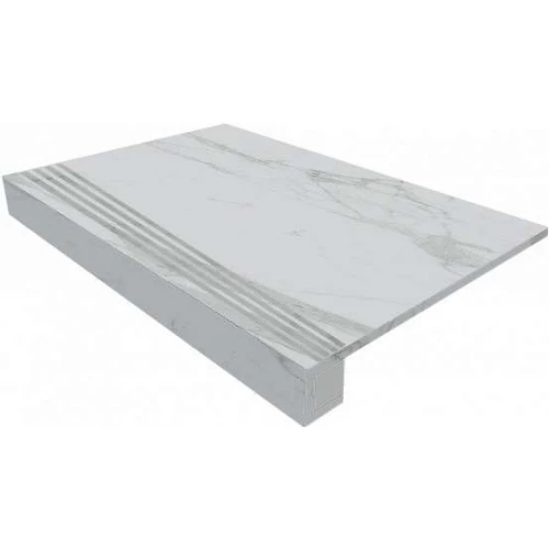 Комплект Estima Montis Ступень MN01 33x120 неполированная прямоугольная бортик с насечками Подступенок 14,5x120 36832