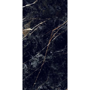 Керамогранит Realistik Obsidian Black High Glossy черный 120х60 см