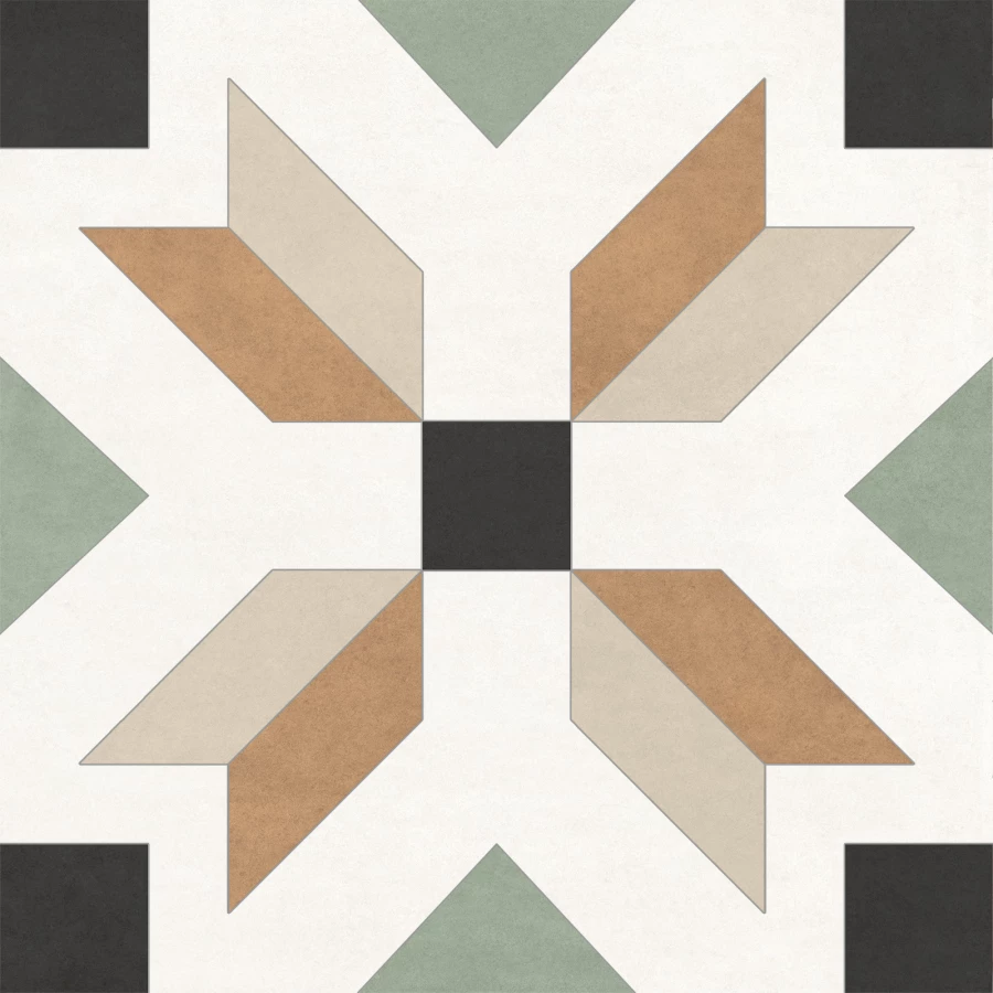 Керамогранит New Trend Design Art Mix 1 матовый многоцветный GP2020DMX31 20х20 см