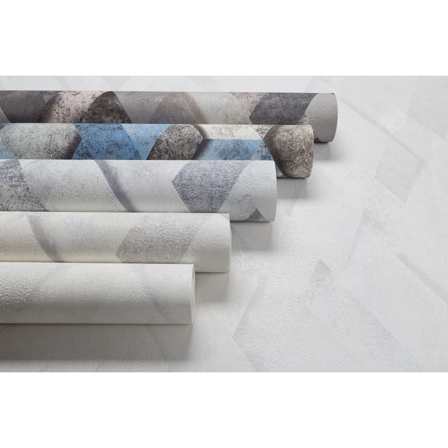 Обои флизелиновые Palitra Home HomeColor Parallel серые HC71812-14 1.06х10.05 м