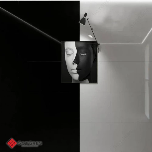 Керамогранит SotGres Black глянцевый 08A-058 60х60 см