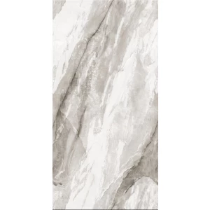 Керамогранит Realistik Bergen Polished Silver Carving глянцевый серый 120х60 см