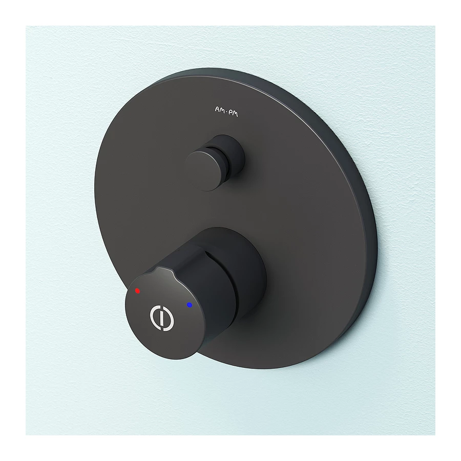 Смеситель для ванны и душа Am Pm X-Joy верхний душ с держателем душевой набор и шланговое присоединение FP85A1RH22