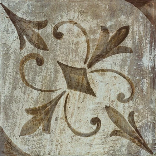 Декор настенный Kerama Marazzi Довиль 7 глянцевый коричневый VT\B232\1146 9,8x9,8 см