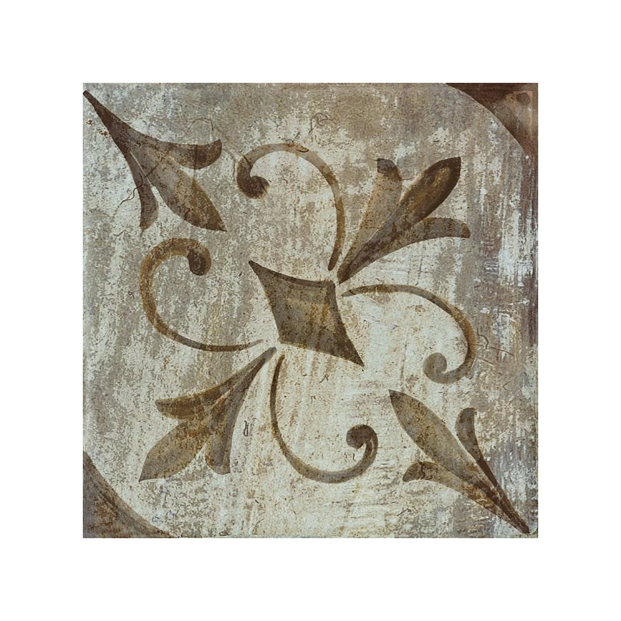 Декор настенный Kerama Marazzi Довиль 7 глянцевый коричневый VT\B232\1146 9,8x9,8 см