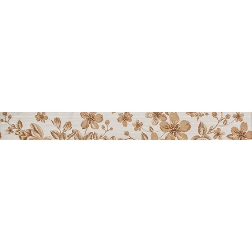 Бордюр Gracia Ceramica Fabric beige 01 6,5х60
