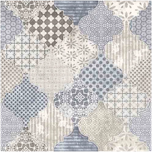 Керамогранит Cersanit Majolica C-MA4R042D голубой 42x42