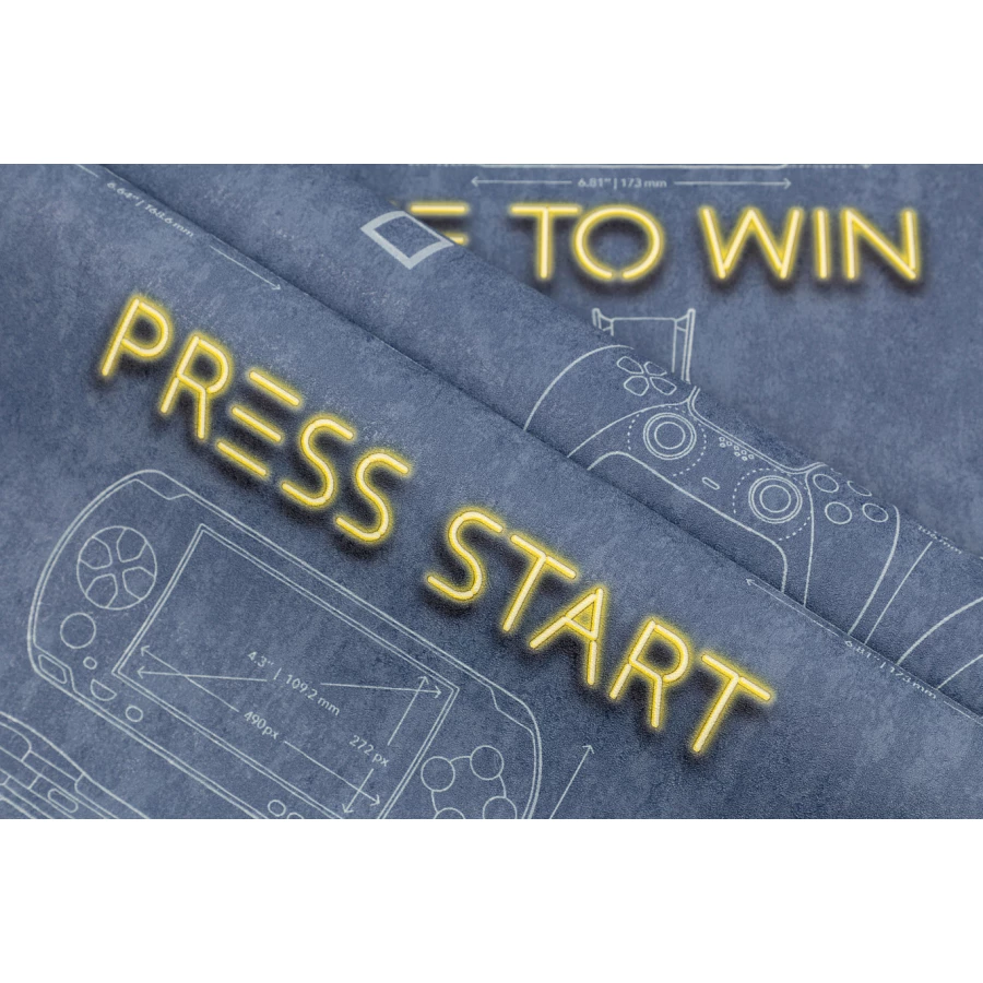 Обои флизелиновые Palitra Home Gamepad HomeColor синие HC72157-66 1,06х10,05 м