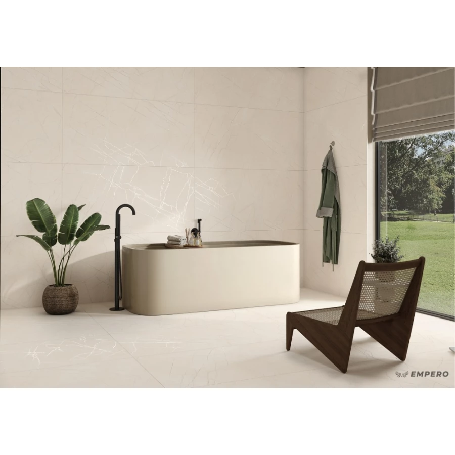 Керамогранит Empero Velure Engraving Iris гравированный матовый бежевый 01-00011072 120х60 см