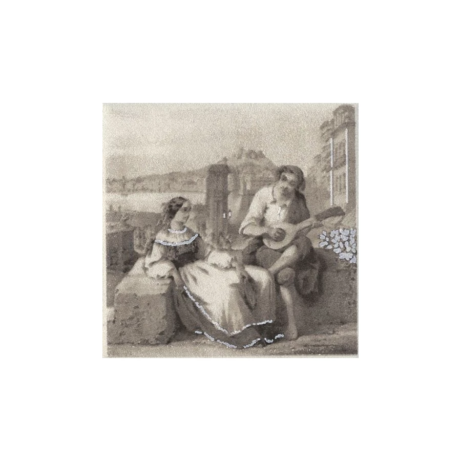 Декор Kerama Marazzi Синема бежевый 9,9х9,9 см