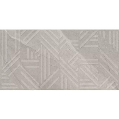 Керамогранит Fakhar Angelo Dark Grey Decore матовый серый 119,6х59,6 см