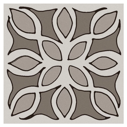 Вставка Kerama Marazzi Анвер 1 серый OS\A175\21052 4,85х4,85 см