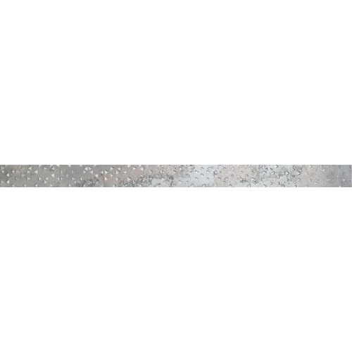 Бордюр Ceramiche Brennero Mineral List Stars Silver listas 60х3,8 см