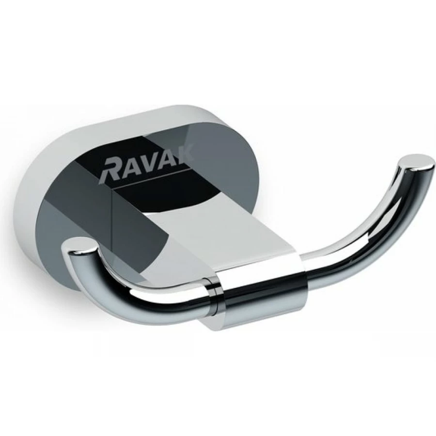 Крючок двойной Ravak Chrome CR 100.00 X07P186 9x6 см