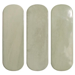 Плитка настенная DNA Calema Oval Tea Gloss глянцевая салатовая 16х5,2 см