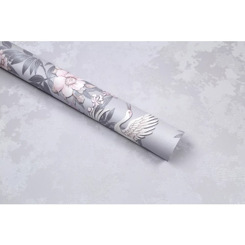 Обои флизелиновые Palitra Prestige Japandi Mural PrestigeColor серые PC72090-45 1,06х10,05 м