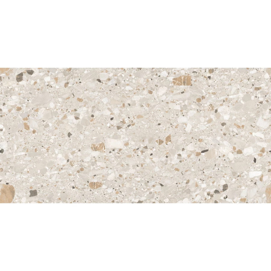Керамогранит Realistik Terazzo Crema Carving 120х60 см