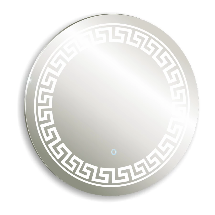 Зеркало Azario Меандр c подсветкой и диммером сенсорный выключатель ФР-00000961 77x77 см