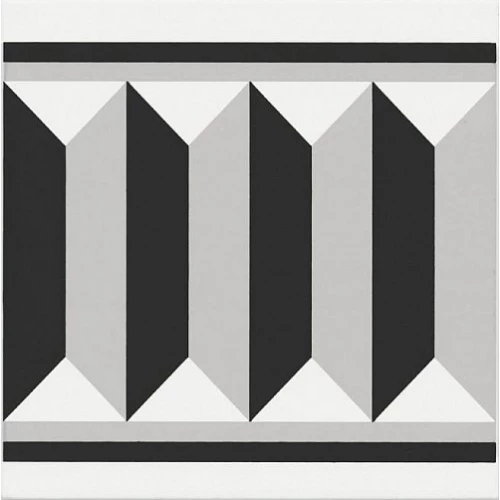 Декор Kerama Marazzi Ателье серый 20х20 см