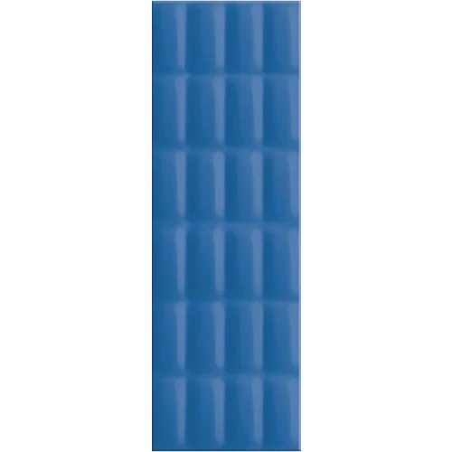 Плитка настенная Meissen Keramik Vivid Colours Pillow Structure синий 25х75 см