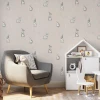 Обои флизелиновые VOG Collection Funny Bunny серые VV72059-41 1,06х10,05 м