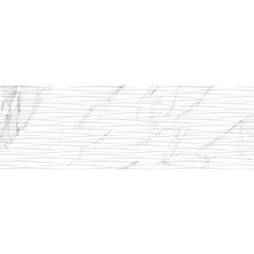 Плитка настенная Primavera Omnia White Decor 03 glossy DG03-03 90х30 см